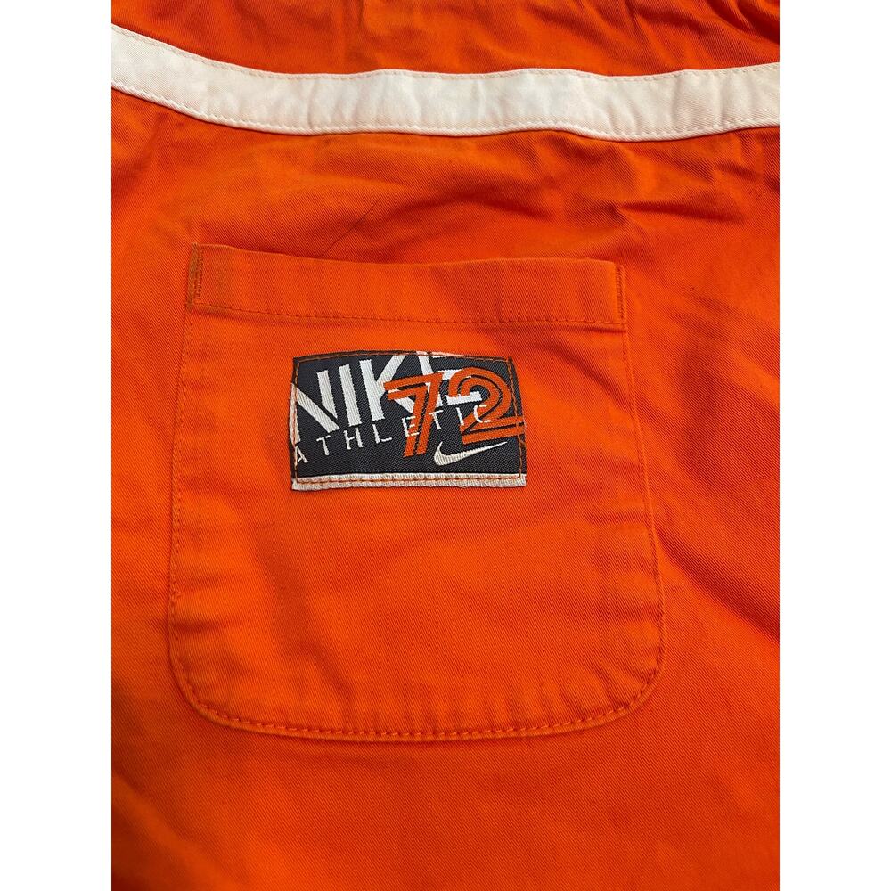 Nike Shorts Orange athletic 72 LARGE 12/14 short shorts Y2K - Picture 7 of 9